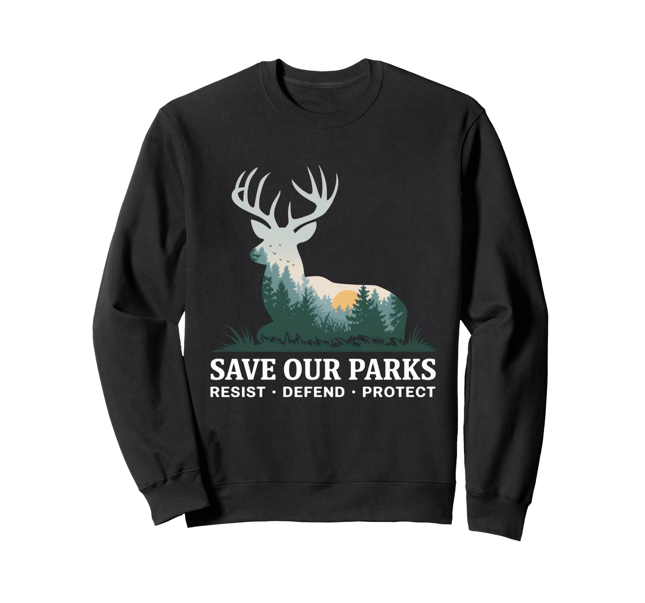 Save Our Parks Protect National Sweatshirt - Streetwear Style for Adults - T-Shirt, Sweatshirt, Hoodie