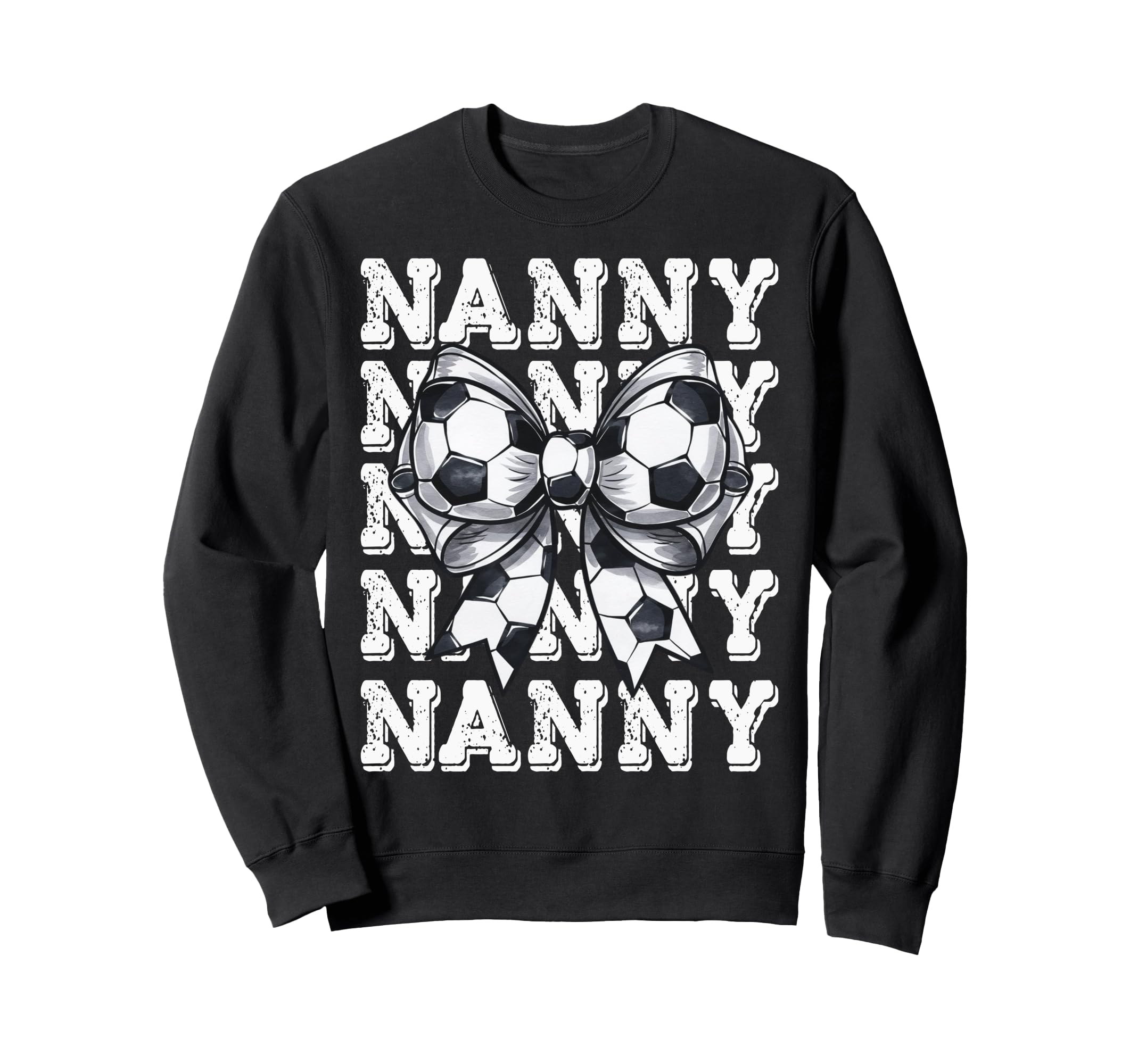 Coquette Soccer Nanny Matching Family Sweatshirt - Graphic Print Men Women - T-Shirt, Sweatshirt, Hoodie