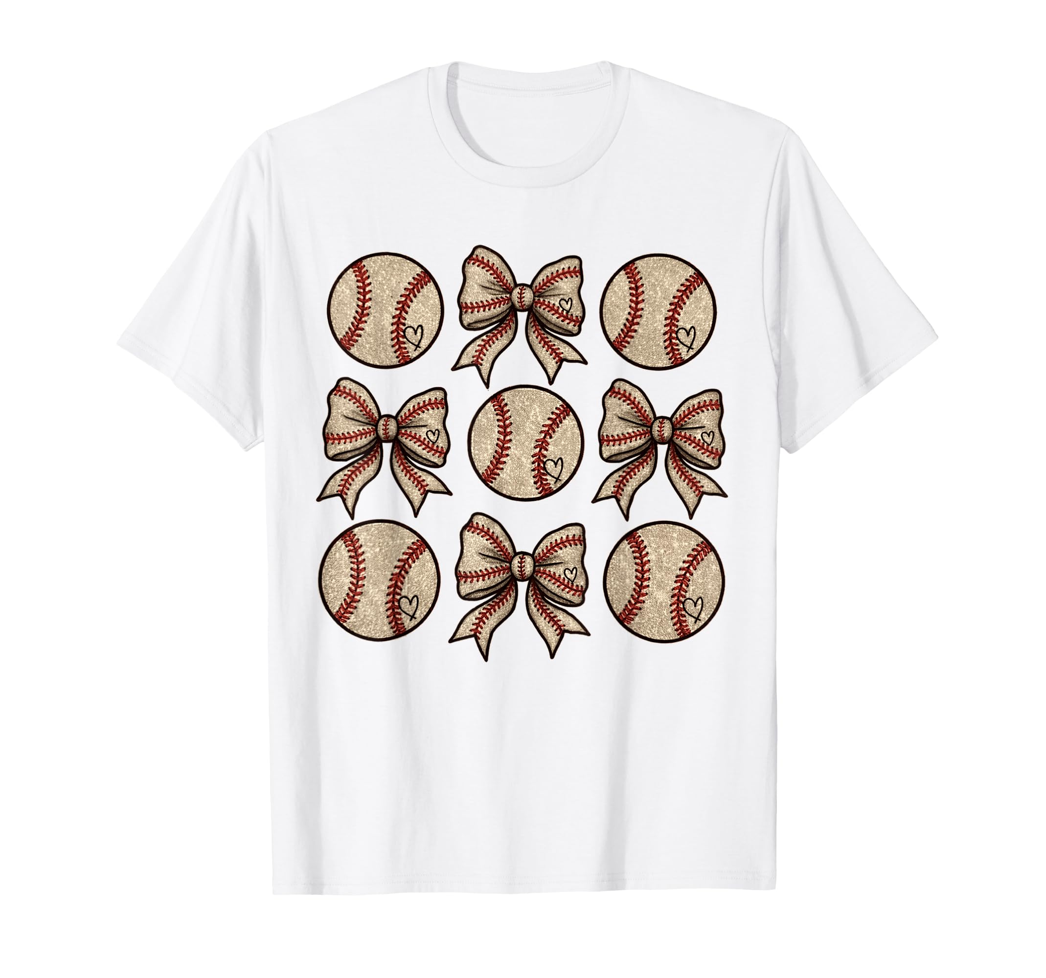 Soccer Bow Game Day Baseball Coquette T-Shirt - Novelty Apparel Men Women - T-Shirt, Sweatshirt, Hoodie