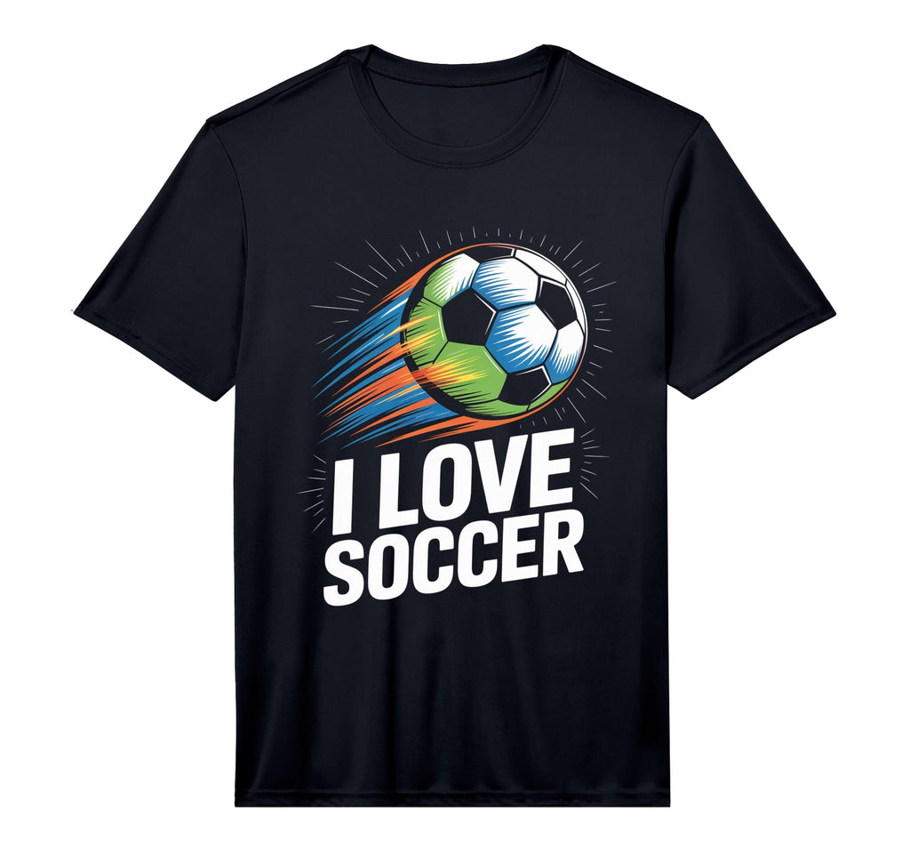 Mens I Love Soccer Enthusiasts Ball T-Shirt - Unique Graphic Men Women - T-Shirt, Sweatshirt, Hoodie
