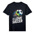 Mens I Love Soccer Enthusiasts Ball T-Shirt - Unique Graphic Men Women - T-Shirt, Sweatshirt, Hoodie