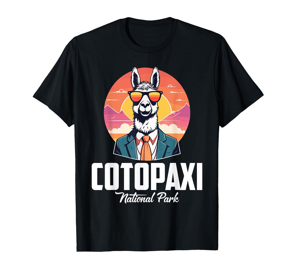 Funny Llama National Park Cotopaxi T-Shirt - Graphic Print Men Women - T-Shirt, Sweatshirt, Hoodie