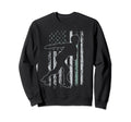 Roller Skates Usa Flag Skate 4Th July Sweatshirt - Graphic Print Unisex - T-Shirt, Sweatshirt, Hoodie
