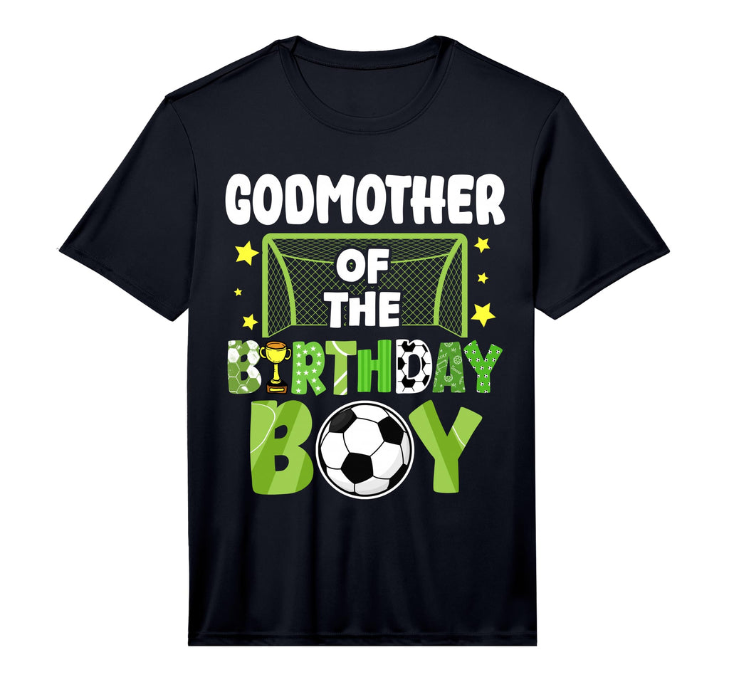 Mens Soccer Godmother Birthday Party T-Shirt - Minimalist Print for Adults - T-Shirt, Sweatshirt, Hoodie