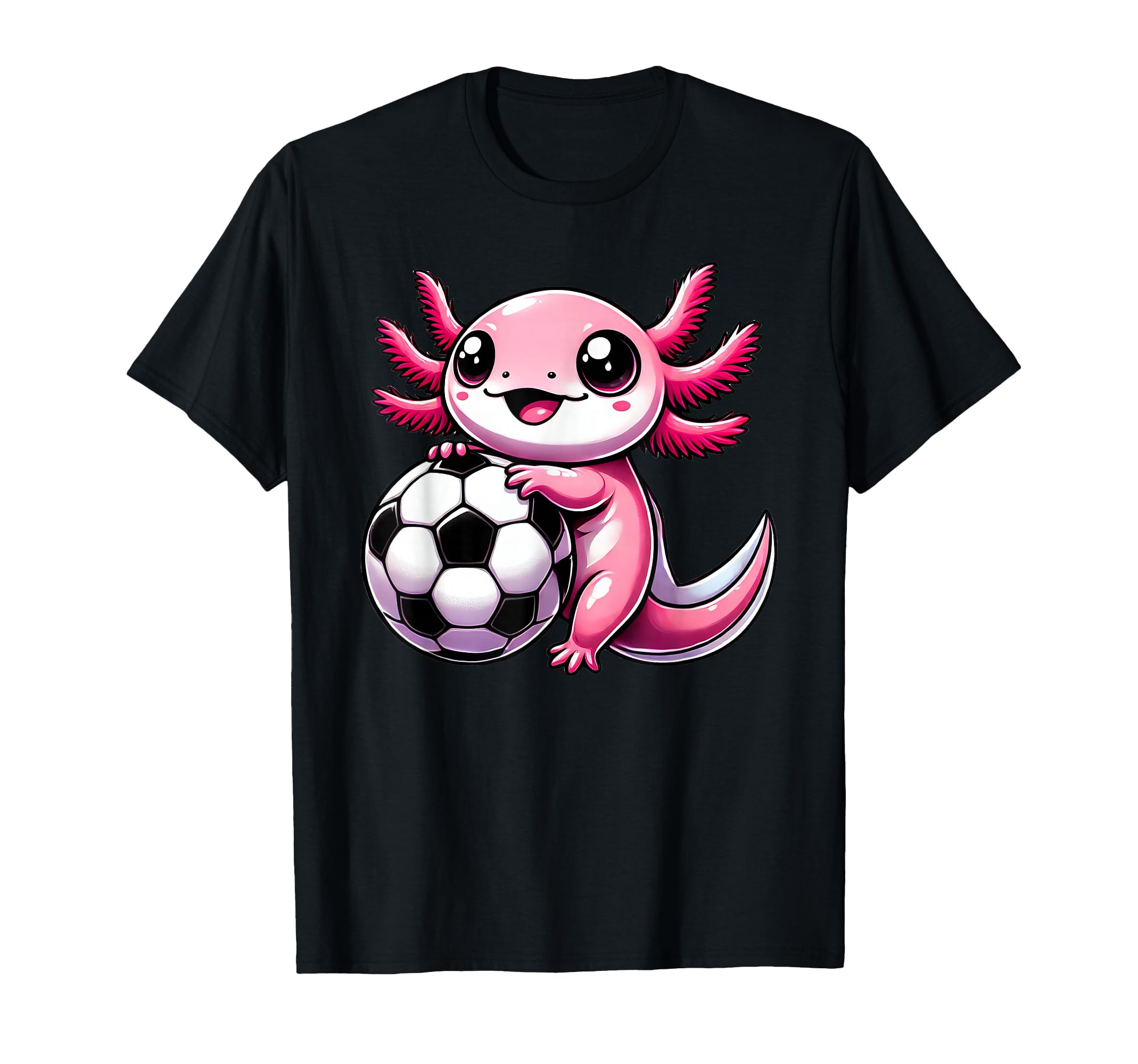 Axolotl Soccer Axolotls Hoodie - Custom Art Print Men Women - T-Shirt, Sweatshirt, Hoodie