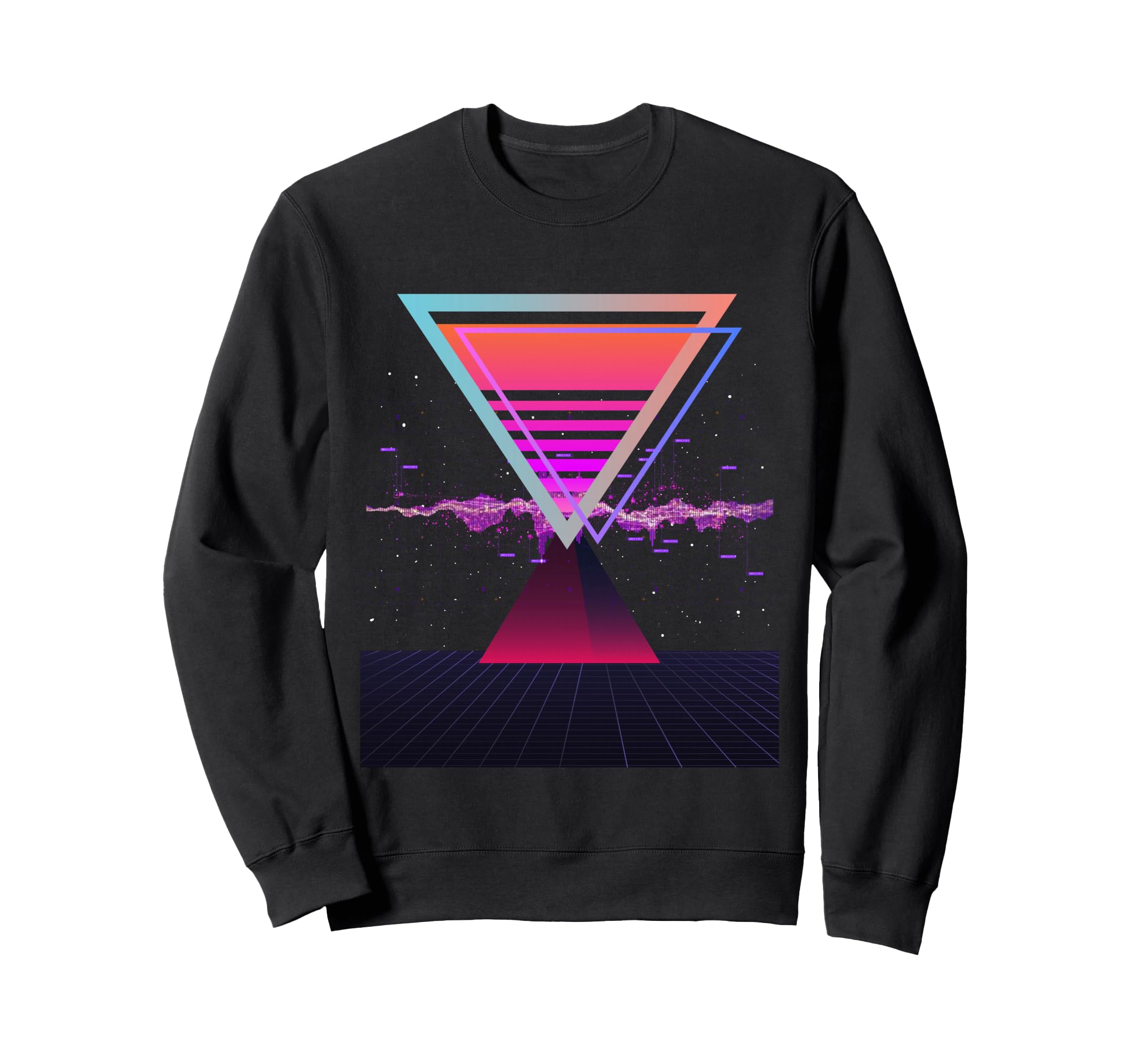 Retrowave Synthwave Vaporwave Sunset Sweatshirt - Streetwear Style Unisex - T-Shirt, Sweatshirt, Hoodie