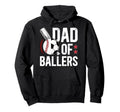 Dad Ballers Baseball Soccer Dad Hoodie - Unique Graphic for Adults - T-Shirt, Sweatshirt, Hoodie