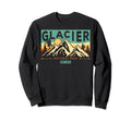Glacier National Park Mountains Nature Sweatshirt - Unique Graphic Unisex - T-Shirt, Sweatshirt, Hoodie