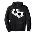 Soccer Hearts Ball Play Sports Gift Love T-Shirt - Graphic Print Men Women - T-Shirt, Sweatshirt, Hoodie