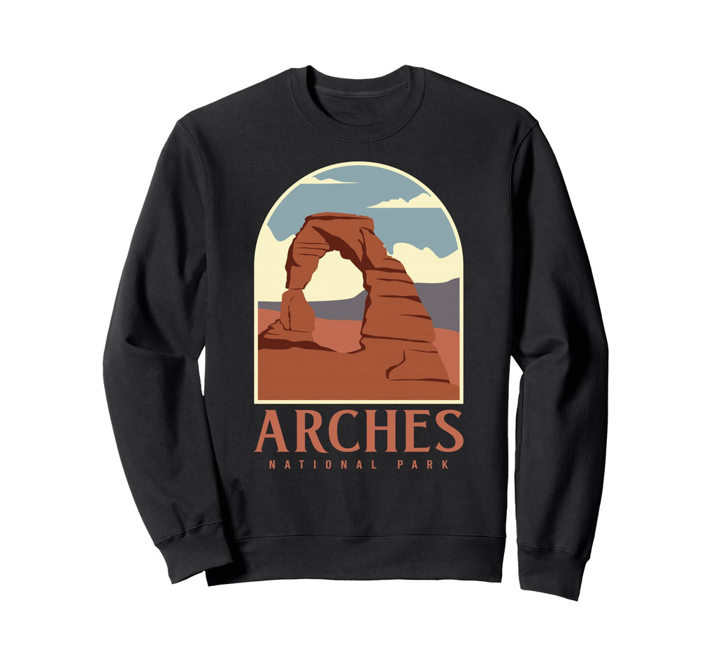 Utah Hiking Camping Arches National Sweatshirt - Trendy Graphic for Adults - T-Shirt, Sweatshirt, Hoodie