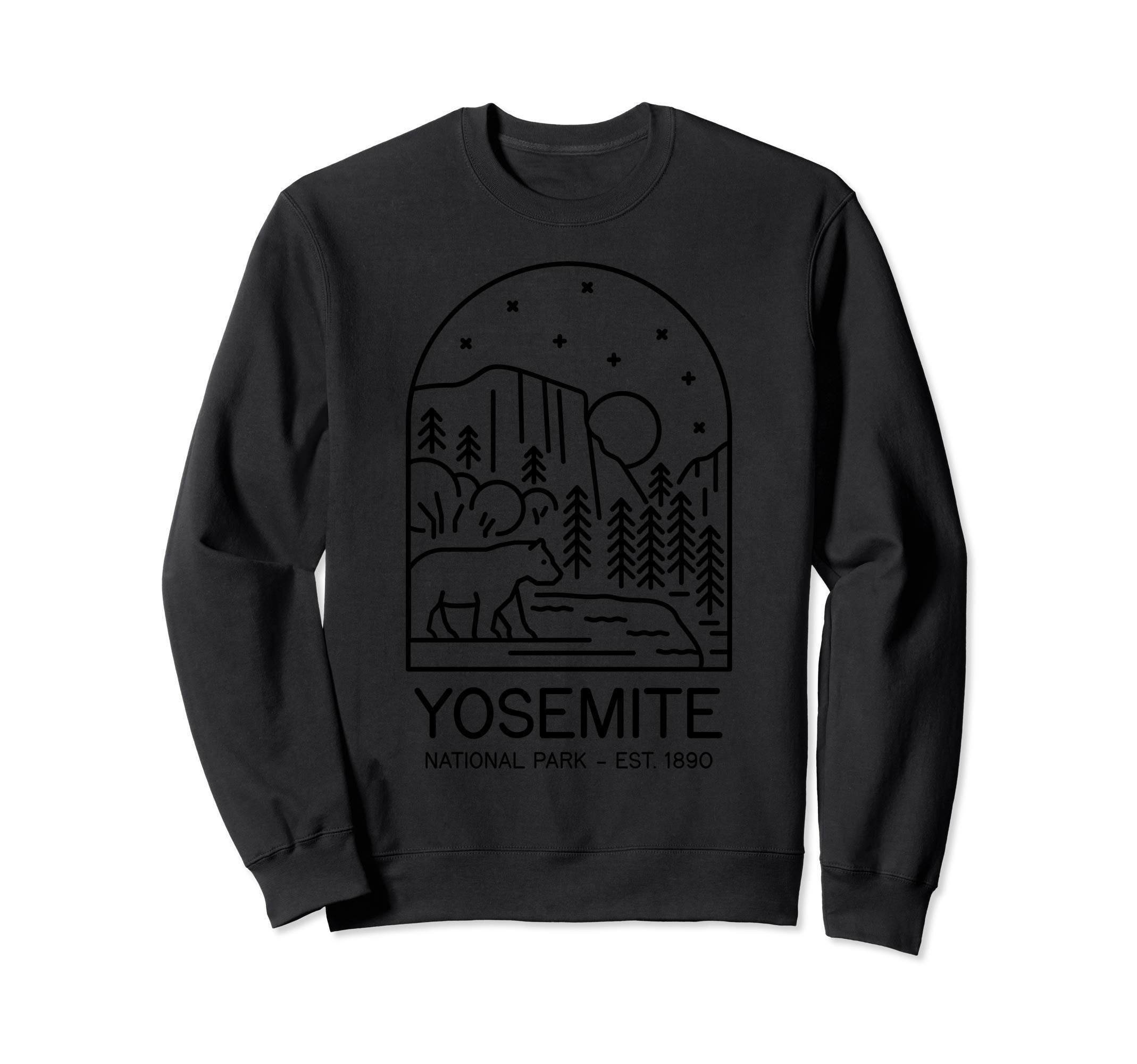 Yosemite National Park 1890 Sweatshirt - Custom Art Print Unisex - T-Shirt, Sweatshirt, Hoodie