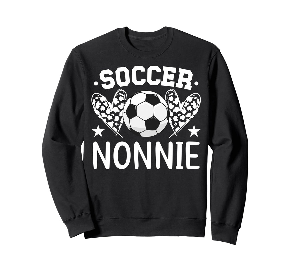Soccer Nonnie Hearts Nonnie Soccer Sweatshirt - Unique Graphic Unisex - T-Shirt, Sweatshirt, Hoodie