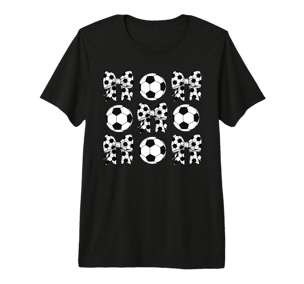 Soccer Coquette Bow Funny Soccer Ball T-Shirt - Novelty Apparel Men Women - T-Shirt, Sweatshirt, Hoodie