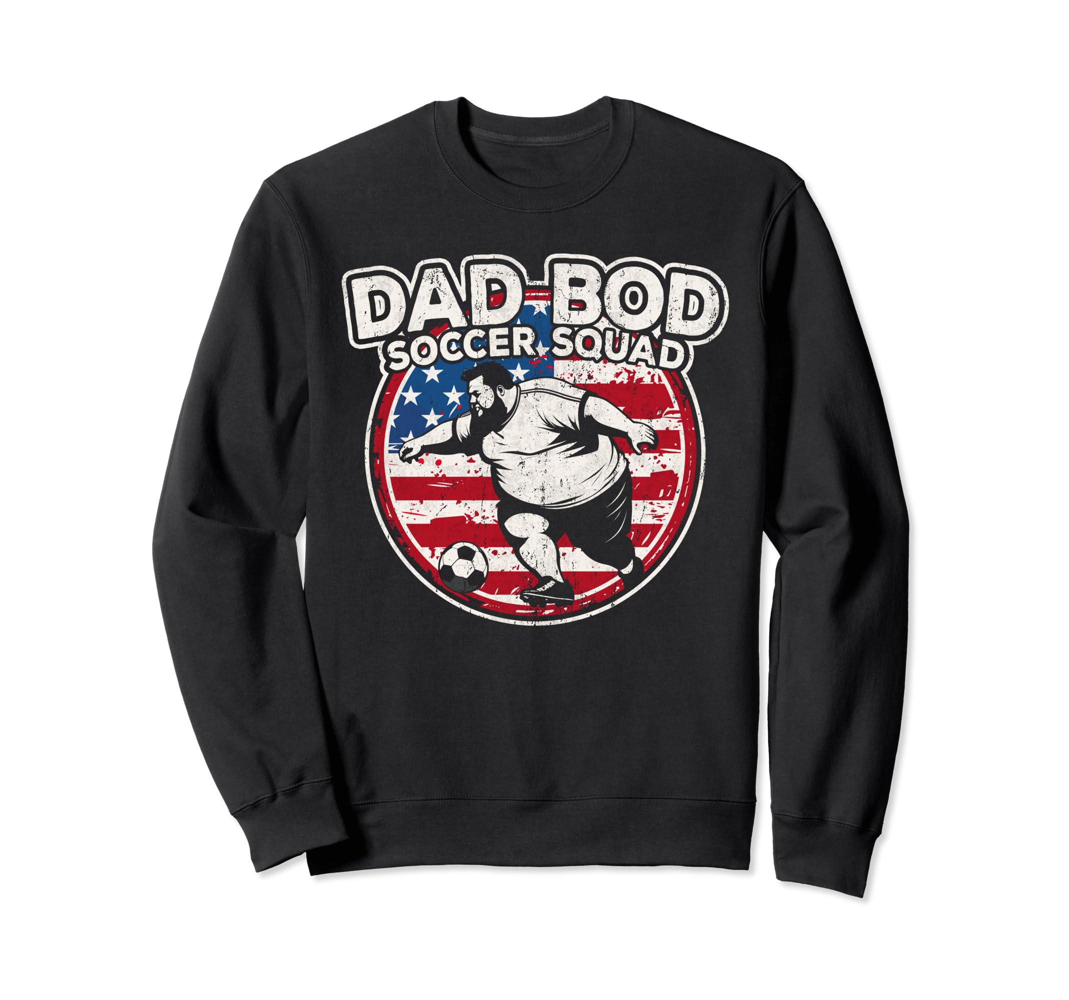 Dad Bod Soccer Squad Soccer Dad Sweatshirt - Aesthetic Graphic Men Women - T-Shirt, Sweatshirt, Hoodie