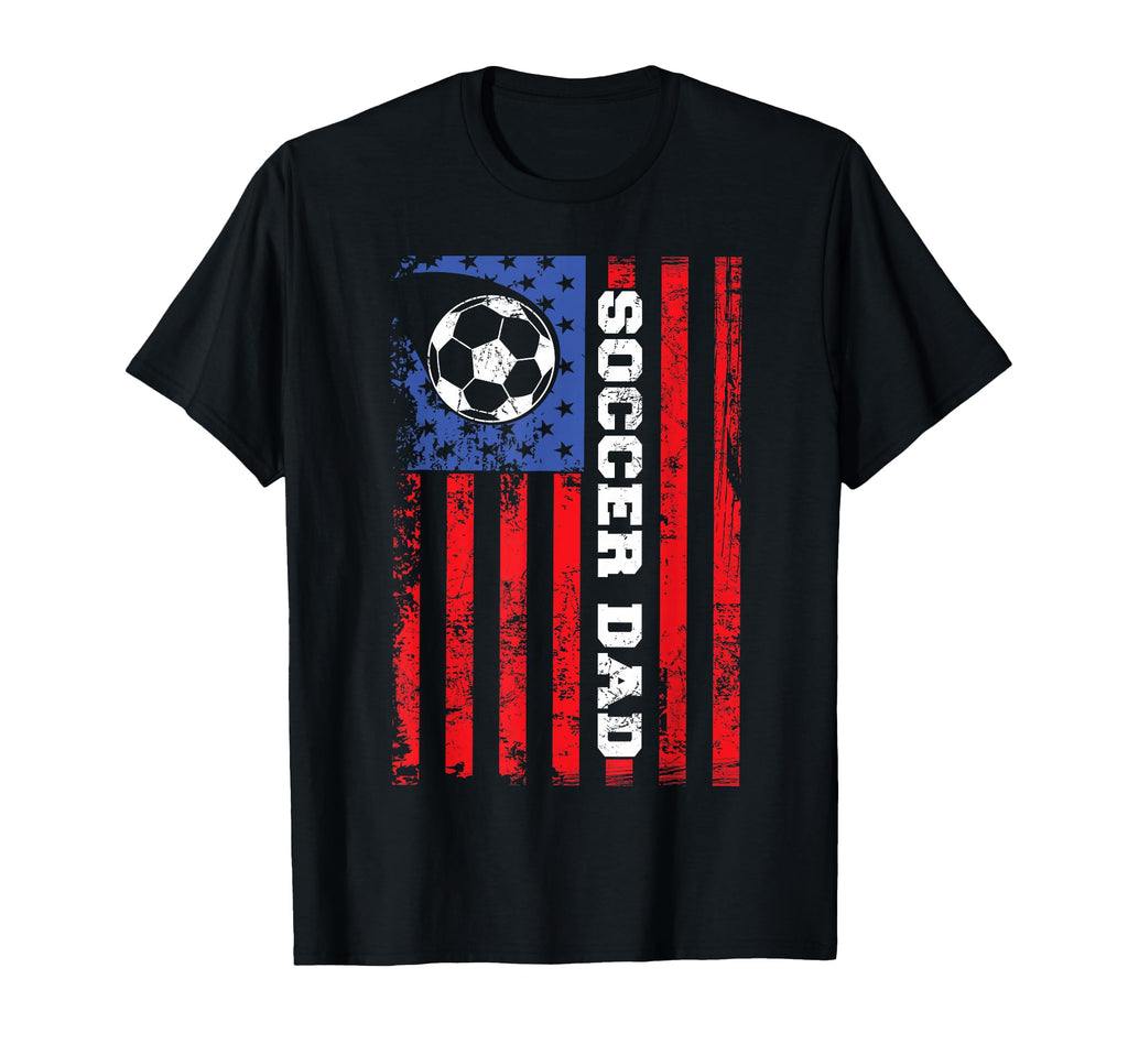 Soccer Dad Usa Flag All American T-Shirt - Aesthetic Graphic Men Women - T-Shirt, Sweatshirt, Hoodie