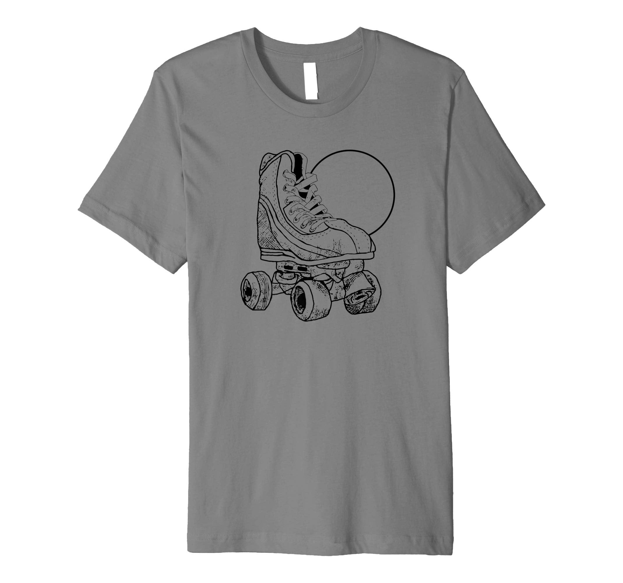 Minimalist Roller Skate Sun Simple T-Shirt - Fun Novelty Design Men Women - T-Shirt, Sweatshirt, Hoodie