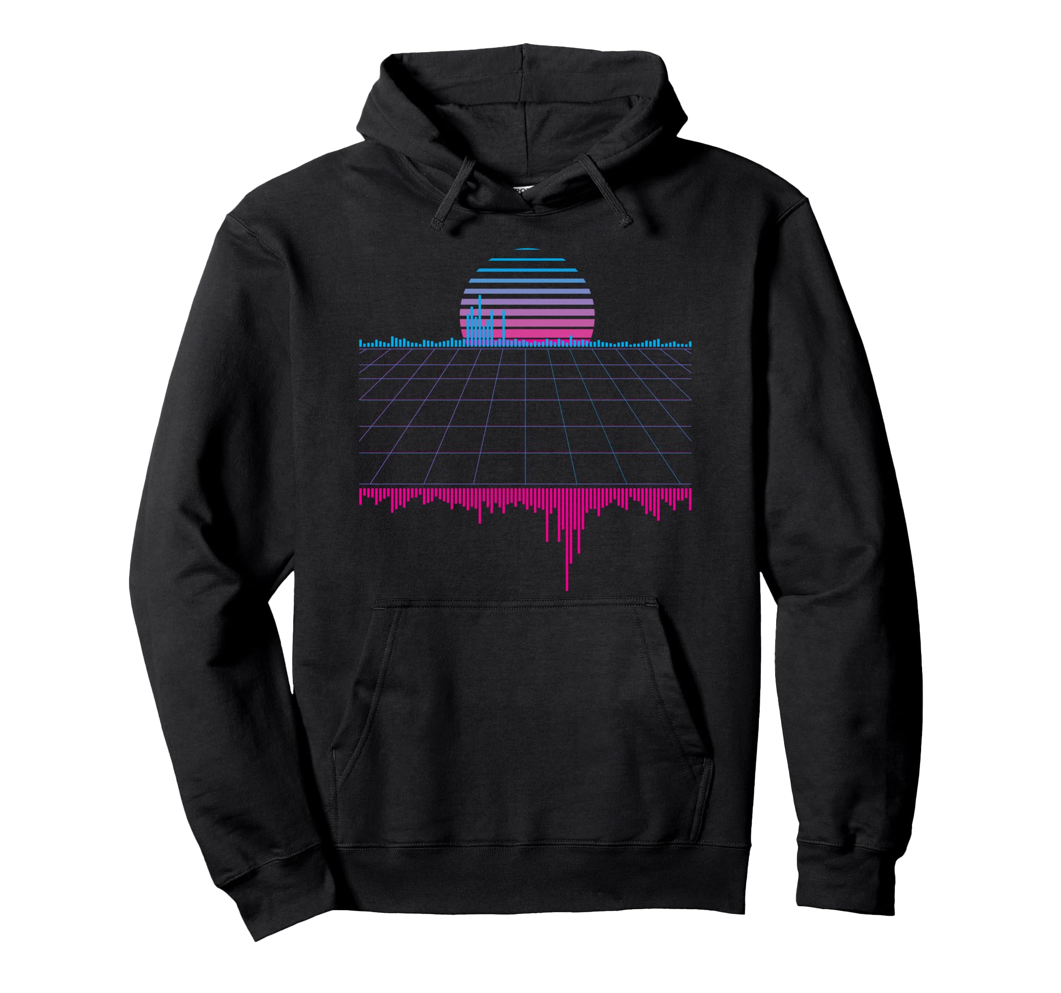 Outrun Synthwave Vaporwave Aesthetic Hoodie - Fun Novelty Design Unisex - T-Shirt, Sweatshirt, Hoodie
