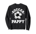Soccer Pappy Soccer Ball Distressed Sweatshirt - Unique Graphic Men Women - T-Shirt, Sweatshirt, Hoodie