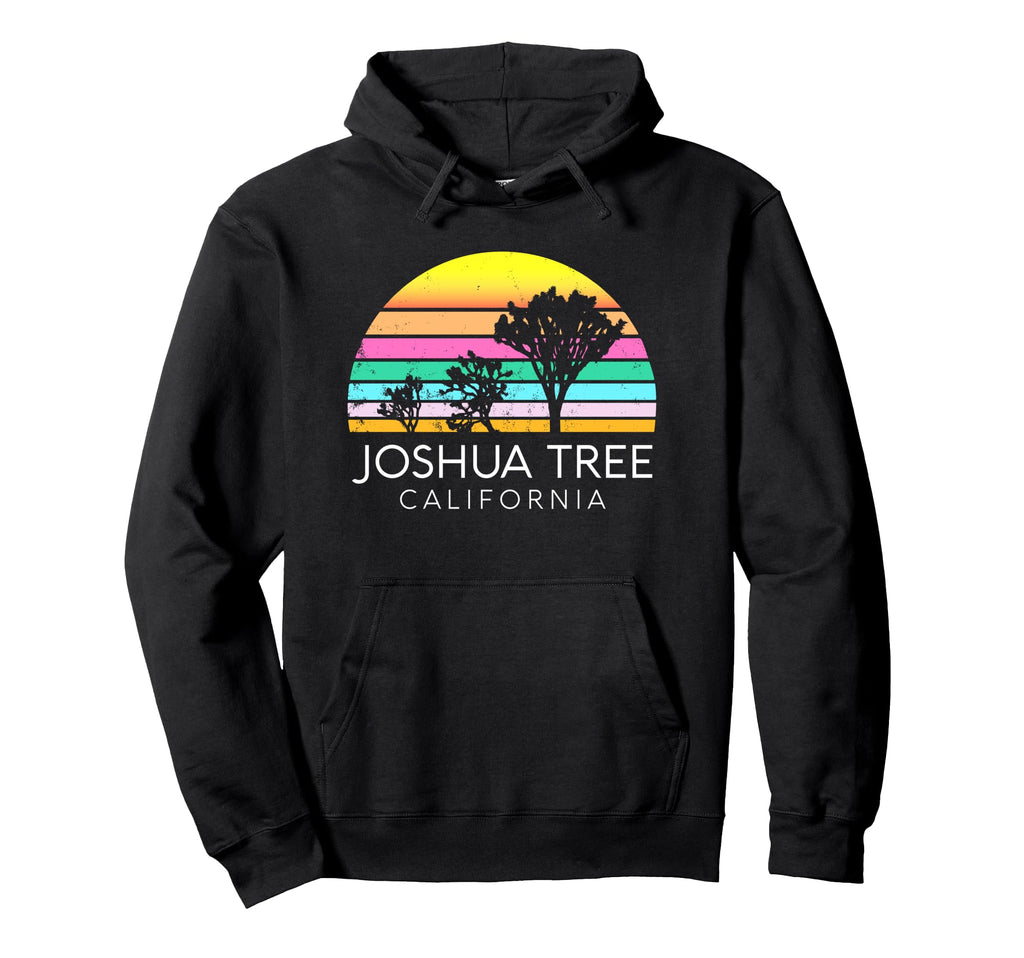 Joshua Tree California Camping Hoodie - Minimalist Print for Adults - T-Shirt, Sweatshirt, Hoodie