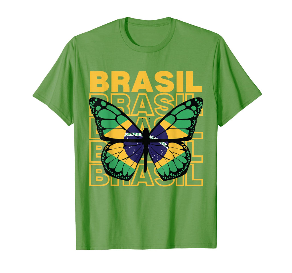 Brazil Butterfly Brazilian Brazilian T-Shirt - Custom Art Print Men Women - T-Shirt, Sweatshirt, Hoodie