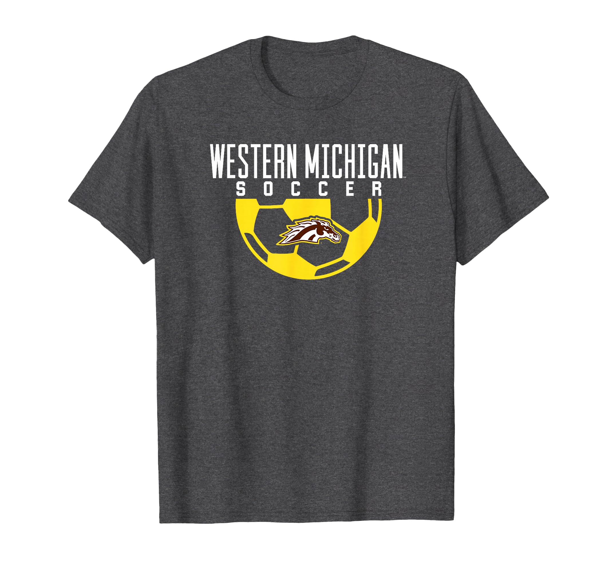 Western Michigan University Broncos Soccer T-Shirt - Unique Graphic Unisex - T-Shirt, Sweatshirt, Hoodie