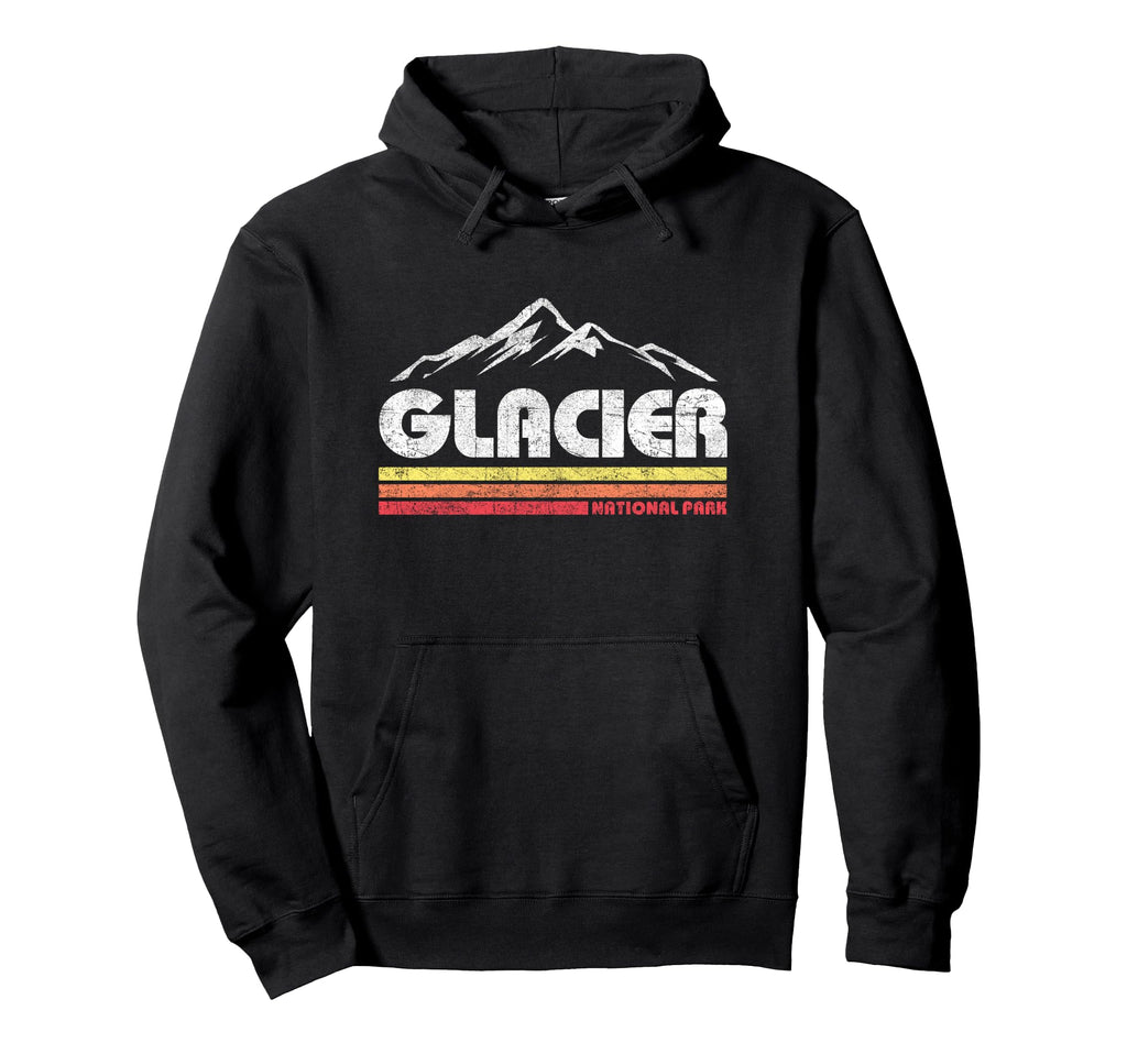 Glacier National Park Mountain Souvenir Hoodie - Novelty Apparel Unisex - T-Shirt, Sweatshirt, Hoodie
