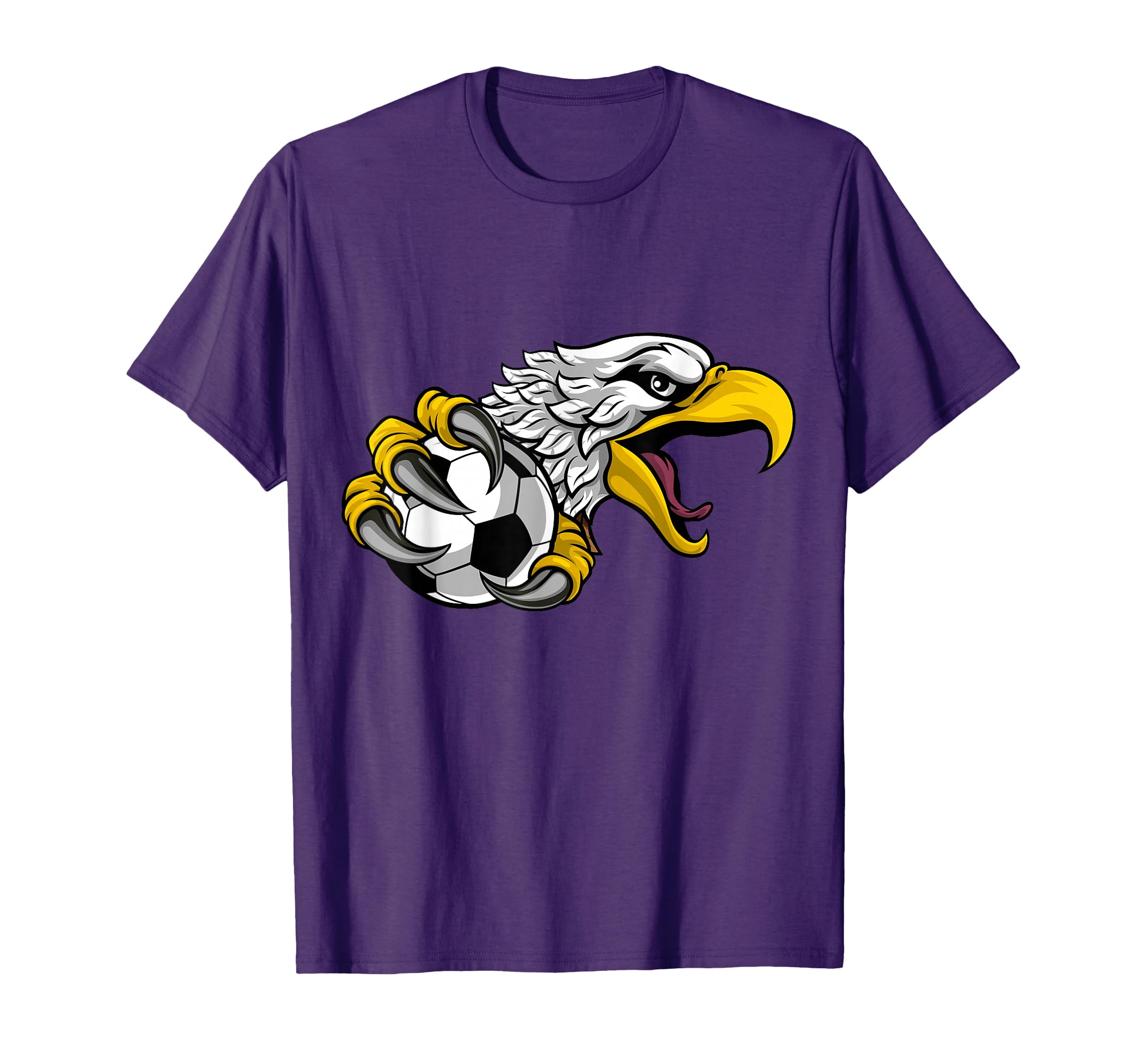 Eagle Hawk Soccer Football Cartoon T-Shirt - Custom Art Print Unisex - T-Shirt, Sweatshirt, Hoodie
