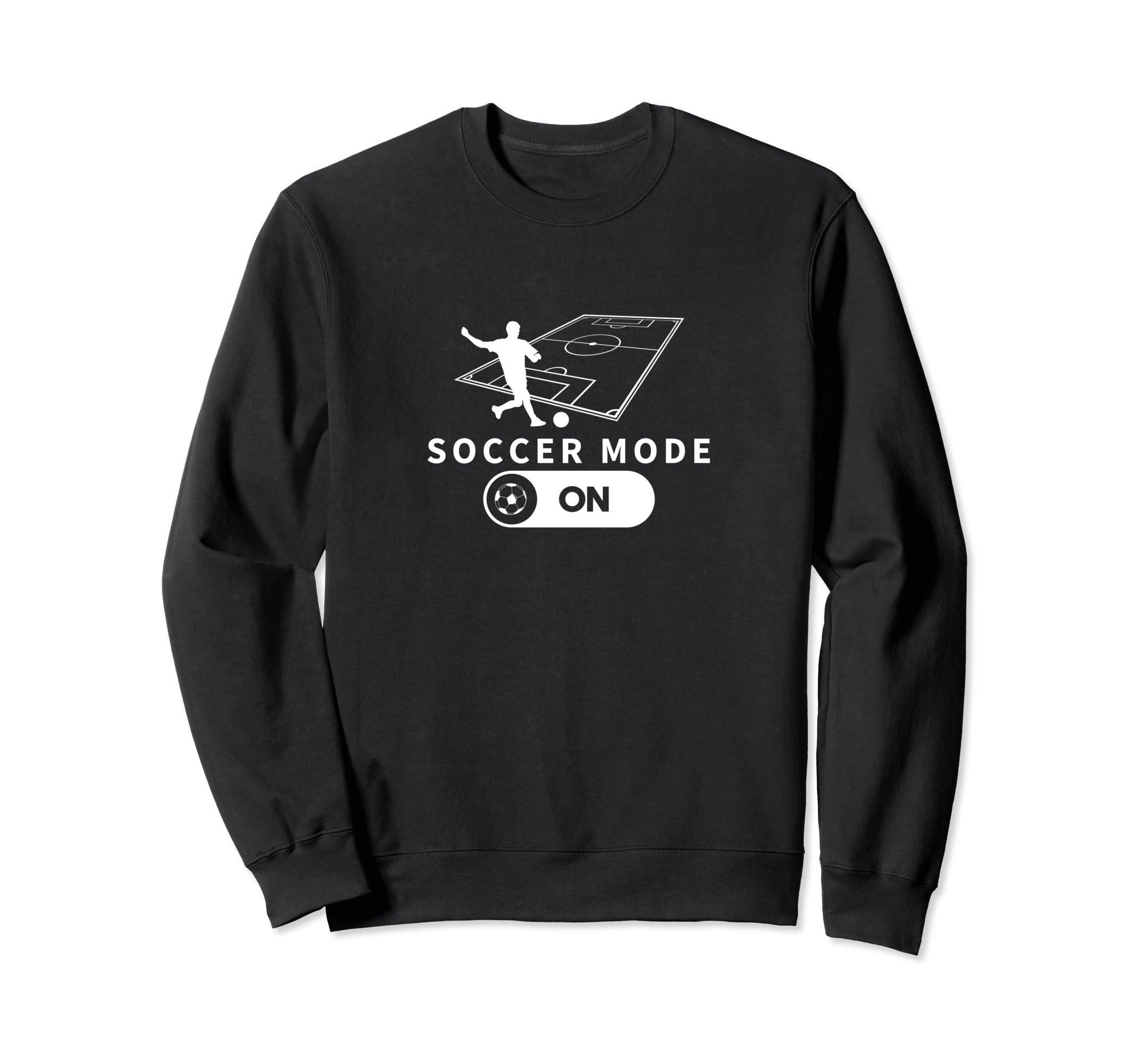 Soccer Mode Funny Soccer Player Sweatshirt - Custom Art Print Men Women - T-Shirt, Sweatshirt, Hoodie