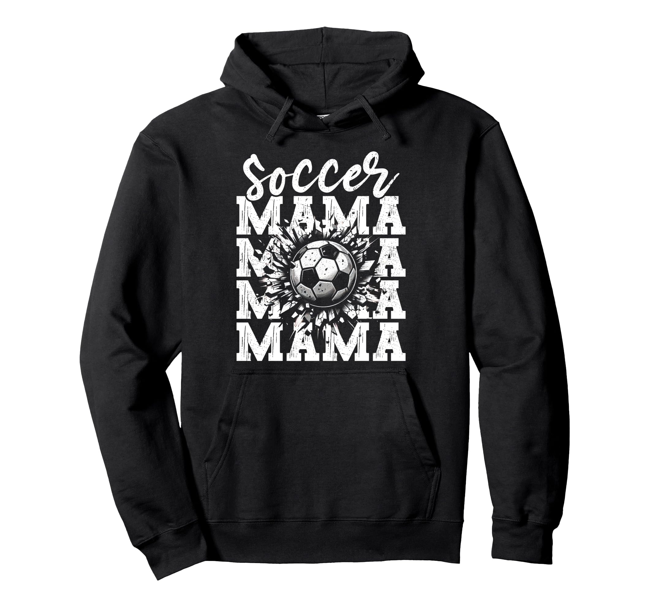Soccer Mama Football Mothers Day Hoodie - Novelty Apparel for Adults - T-Shirt, Sweatshirt, Hoodie