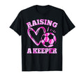 Raising Keeper Goalie Soccer Goalkeeper T-Shirt - Minimalist Print Unisex - T-Shirt, Sweatshirt, Hoodie