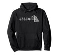 Funny Soccer Heartbeat Ecg Football Goal Hoodie - Aesthetic Graphic Unisex - T-Shirt, Sweatshirt, Hoodie