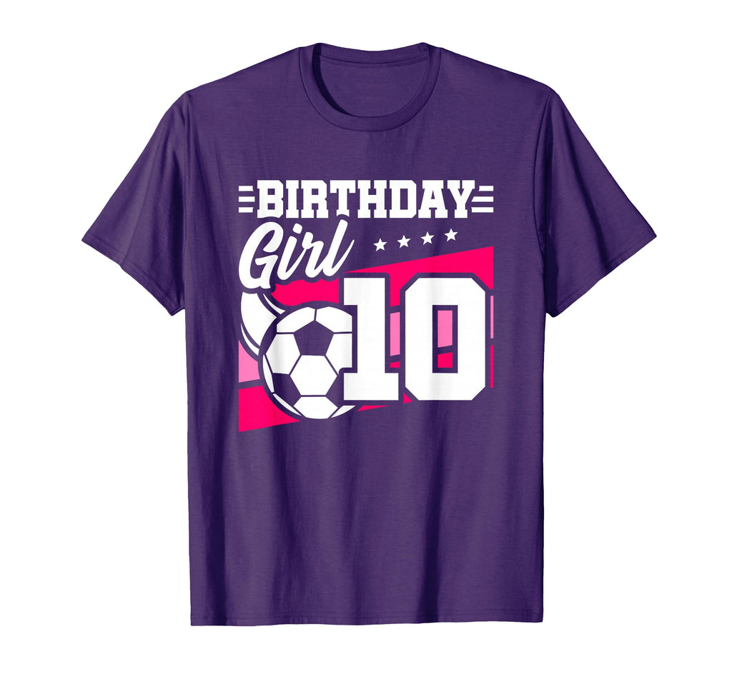Soccer Birthday Party 10 Year Old 10Th T-Shirt - Trendy Graphic Men Women - T-Shirt, Sweatshirt, Hoodie