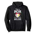 Im Mom Busy Raising Ballers Baseball Hoodie - Unique Graphic Unisex - T-Shirt, Sweatshirt, Hoodie