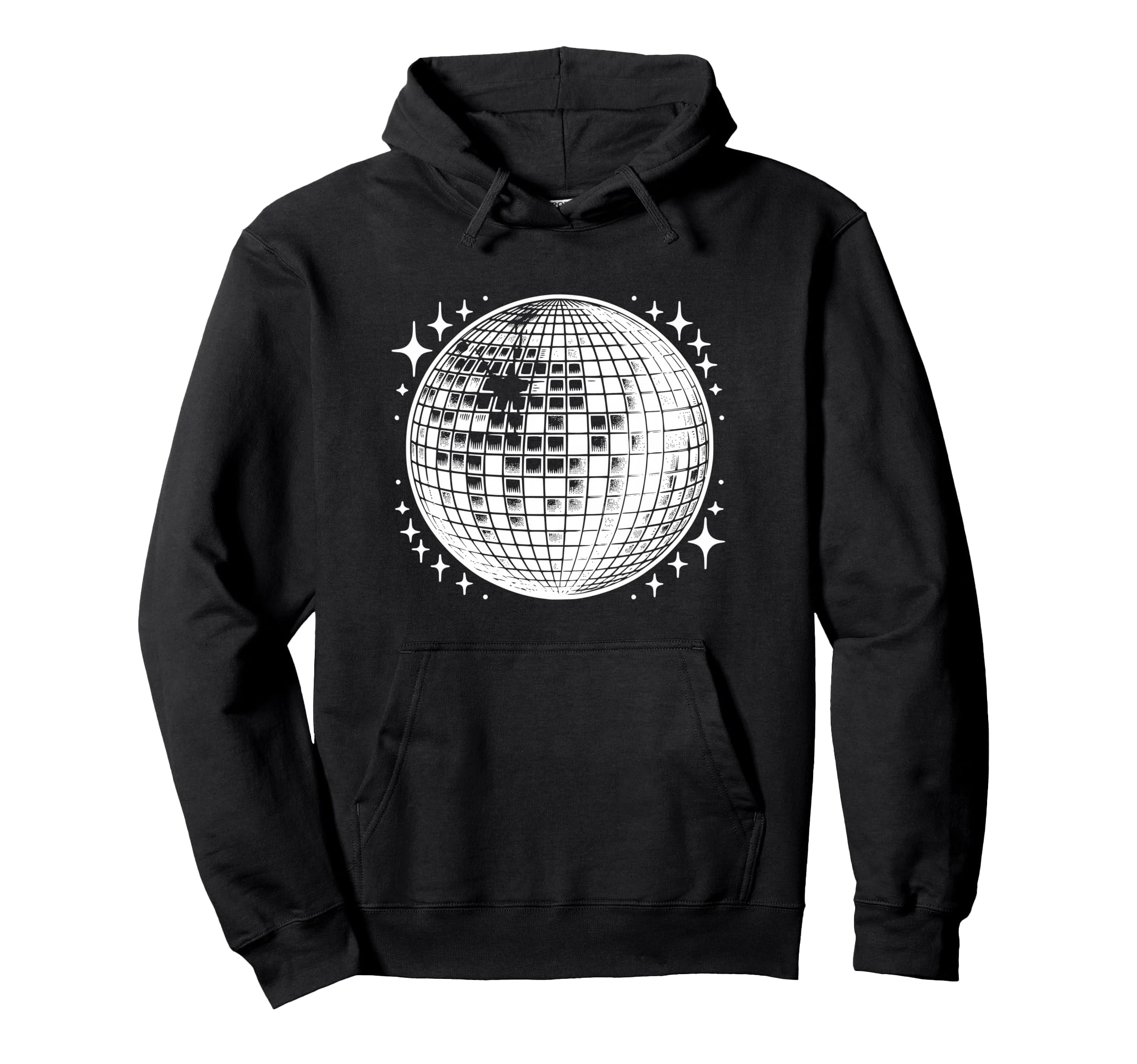 Disco Ball Hoodie - Aesthetic Graphic Men Women - T-Shirt, Sweatshirt, Hoodie