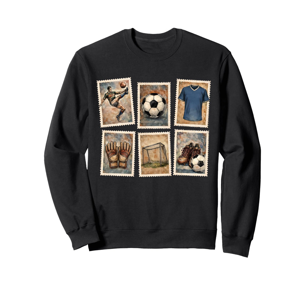 Soccer Stamps Football Collection Sweatshirt - Minimalist Print Men Women - T-Shirt, Sweatshirt, Hoodie