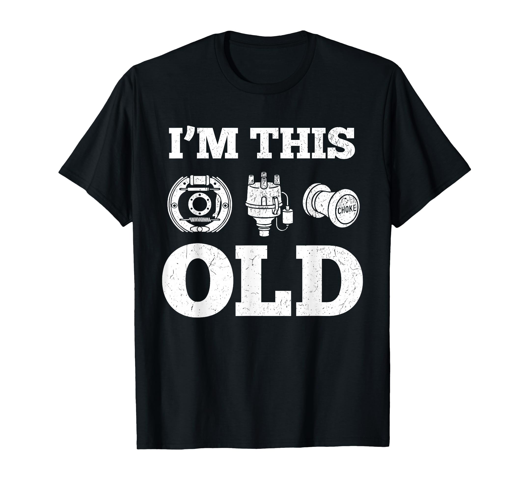 Im This Old Funny Car Parts Mechanic T-Shirt - Aesthetic Graphic Unisex - T-Shirt, Sweatshirt, Hoodie