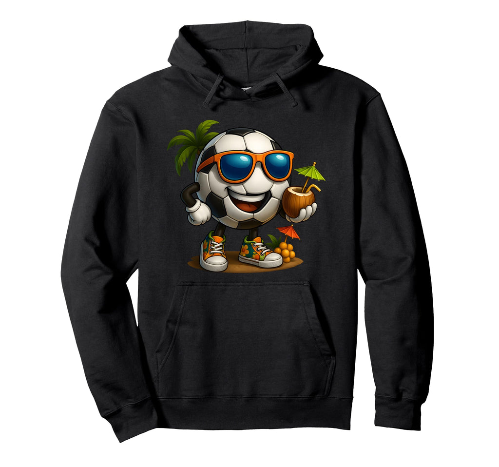 Funny Hawaii Soccer Ball Hawaiian Hoodie - Custom Art Print Men Women - T-Shirt, Sweatshirt, Hoodie