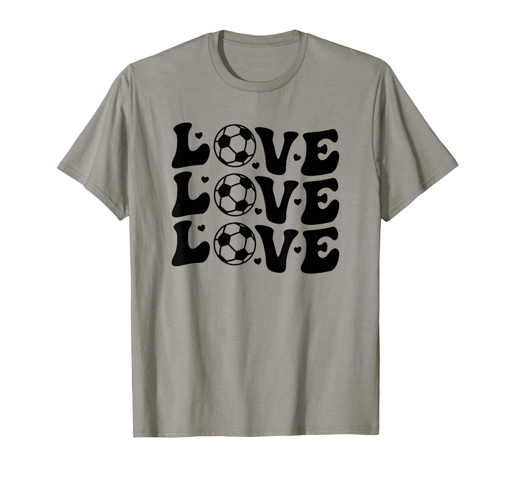 Valentines Day Soccer Love Hearts T-Shirt - Unique Graphic Men Women - T-Shirt, Sweatshirt, Hoodie