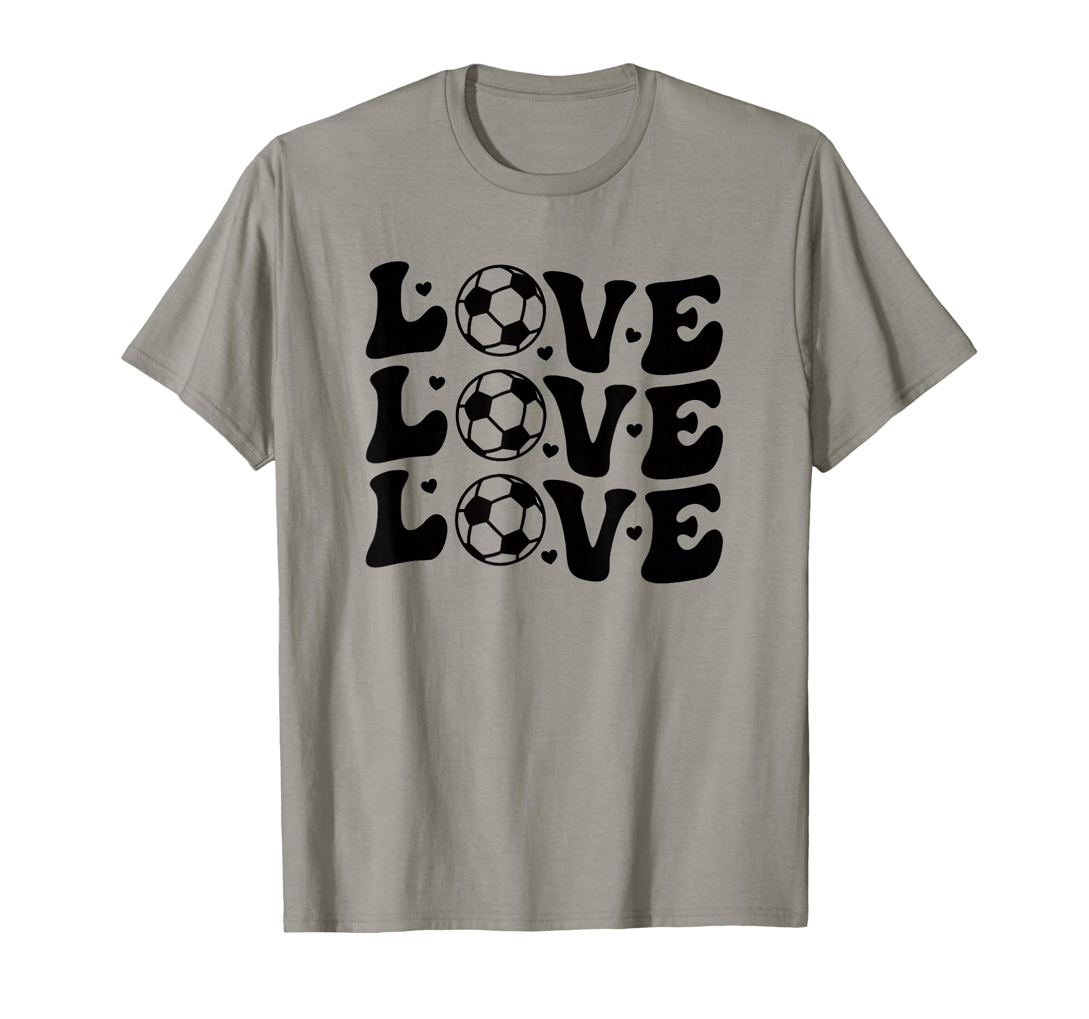Valentines Day Soccer Love Hearts T-Shirt - Unique Graphic Men Women - T-Shirt, Sweatshirt, Hoodie