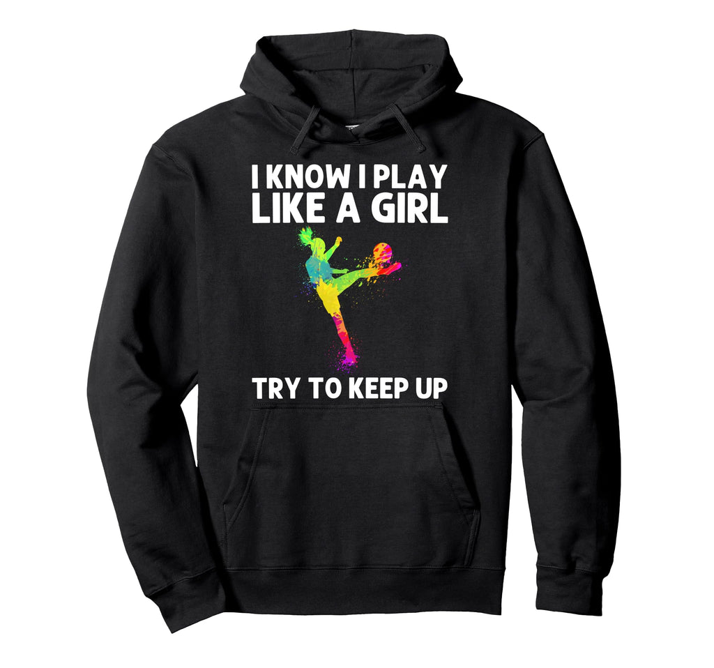 Funny Soccer Art Soccer Player Hoodie - Fun Novelty Design for Adults - T-Shirt, Sweatshirt, Hoodie