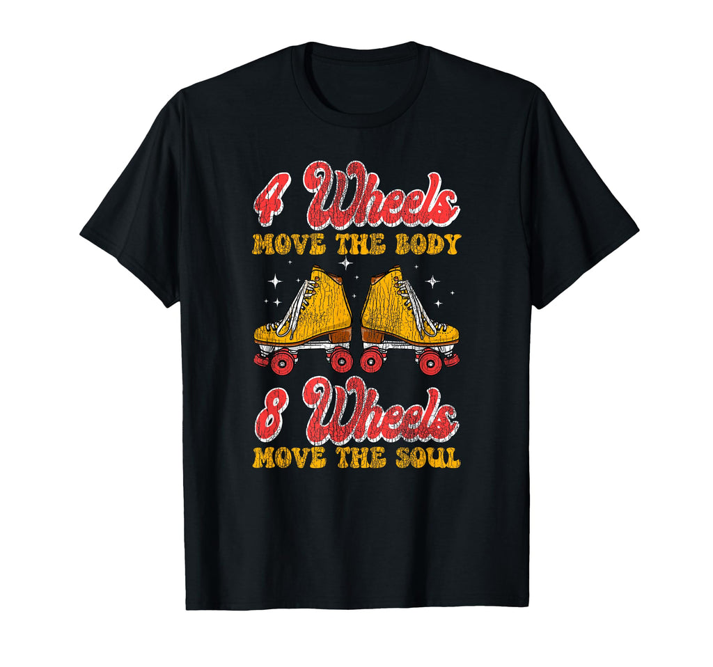 Roller Skating Skate 1970S T-Shirt - Graphic Print for Adults - T-Shirt, Sweatshirt, Hoodie