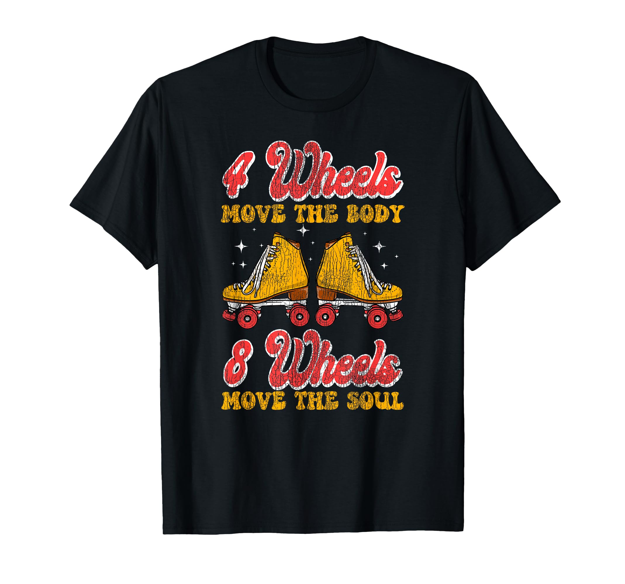 Roller Skating Skate 1970S T-Shirt - Graphic Print for Adults - T-Shirt, Sweatshirt, Hoodie