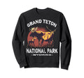 Grand Teton National Park Wyoming Sunset Sweatshirt - Unique Graphic Unisex - T-Shirt, Sweatshirt, Hoodie