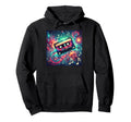 Cassette Tape Colorful Cassette Hip Hop Hoodie - Unique Graphic Unisex - T-Shirt, Sweatshirt, Hoodie