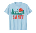 Banff National Park Mountains Scene T-Shirt - Novelty Apparel Men Women - T-Shirt, Sweatshirt, Hoodie