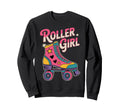Roller Colorful 90S 80S Roller Skate Sweatshirt - Unique Graphic Men Women - T-Shirt, Sweatshirt, Hoodie