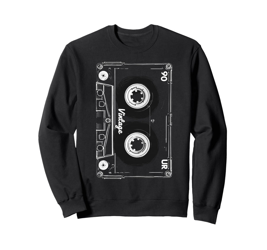 Cassette Tape 80S 90S Sweatshirt - Minimalist Print Unisex - T-Shirt, Sweatshirt, Hoodie