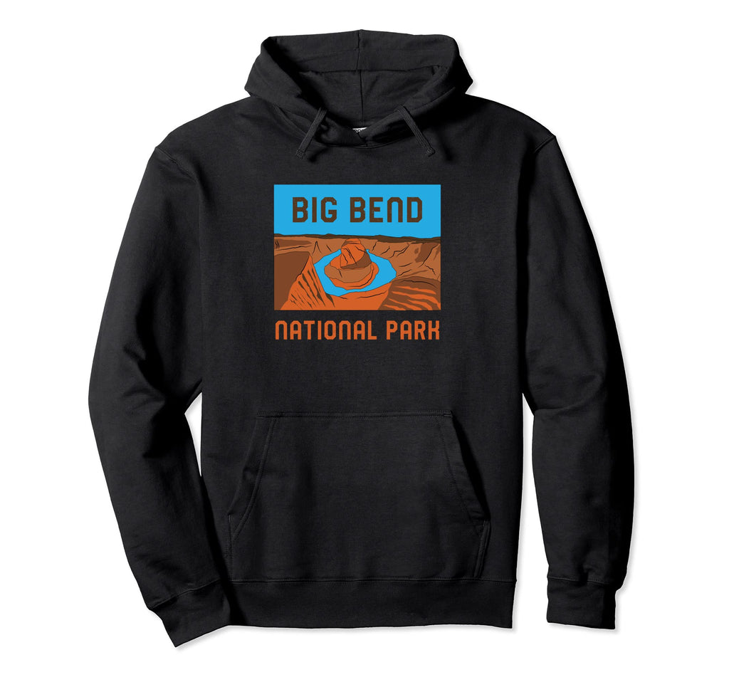 Big Bend National Park Texas Minimalist Hoodie - Trendy Graphic Men Women - T-Shirt, Sweatshirt, Hoodie