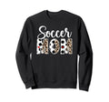 Soccer Mom Leopard Mom Soccer Sweatshirt - Streetwear Style for Adults - T-Shirt, Sweatshirt, Hoodie