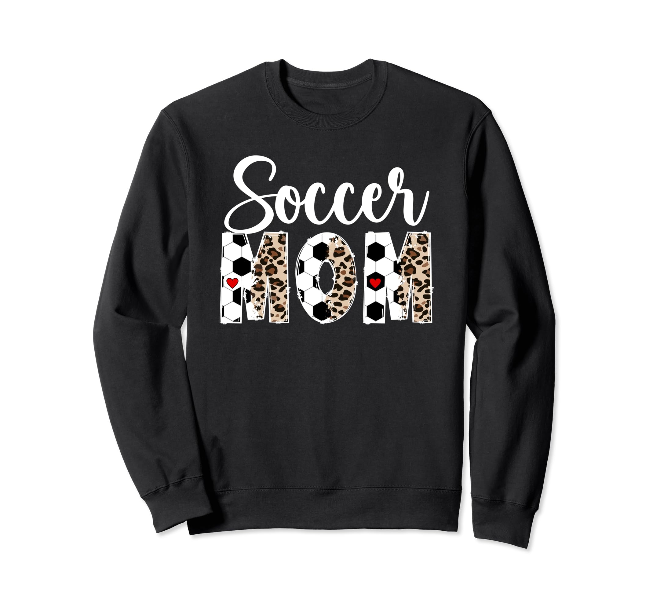 Soccer Mom Leopard Mom Soccer Sweatshirt - Streetwear Style for Adults - T-Shirt, Sweatshirt, Hoodie